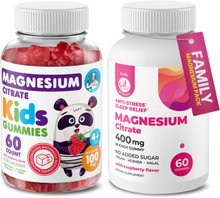 DR. MORITZ Gomitas de magnesio calmantes para adultos (400 mg, 60 u...