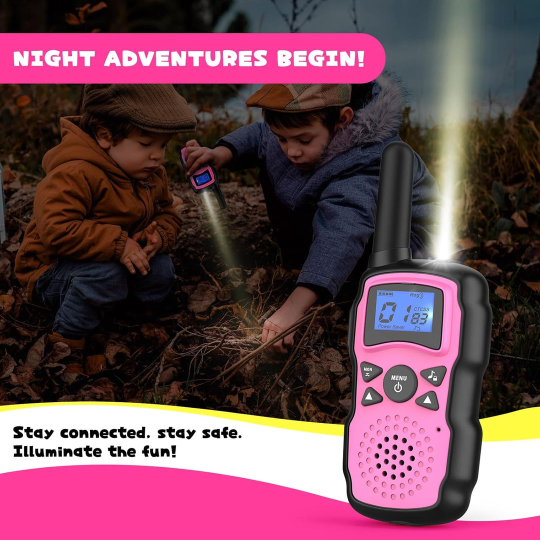 Wishouse Walkie Talkies para niños y adultos, paquete de 3 recargab...
