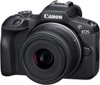 Canon Cámara sin espejo EOS R100 con lentes de 0.709-1.772