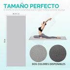 Paquete de 2 toallas de esterilla de yoga con punto de agarre, toalla antideslizante de yoga caliente, toalla absorbente de microfibra para sudar, Bikram Pilates Fitness