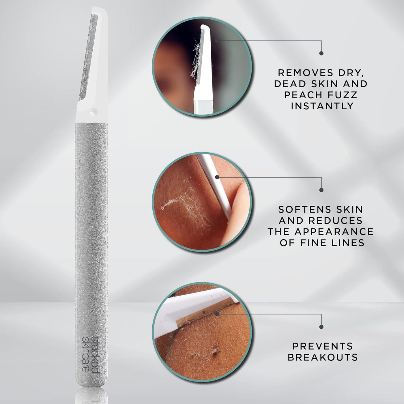 Kit de reemplazo 3 hojas de afeitar para dermaplaning