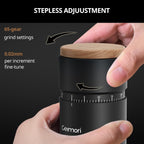 Geimori T38 Plus - Molinillo de café para expreso/goteo, antiestático de