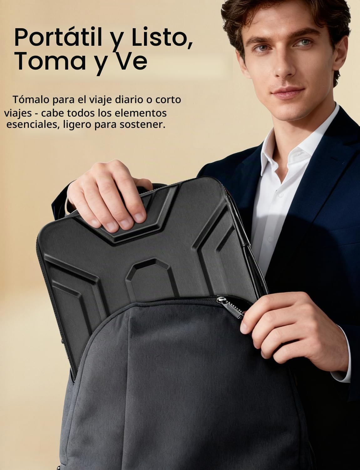 DOMISO Funda para Laptop de 15.6 Pulgadas Bolsa de Hombro a Prueba...
