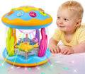 Juguetes para bebés y niños, proyector musical giratorio con luz boca abajo, juguetes para bebés, acuarios, juguetes para gatear, recién nacidos, niños y niñas, regalos de cumpleaños