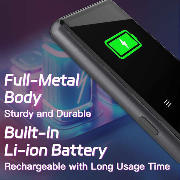 Reproductor MP3 de 128 GB con Bluetooth, reproductor de música port...