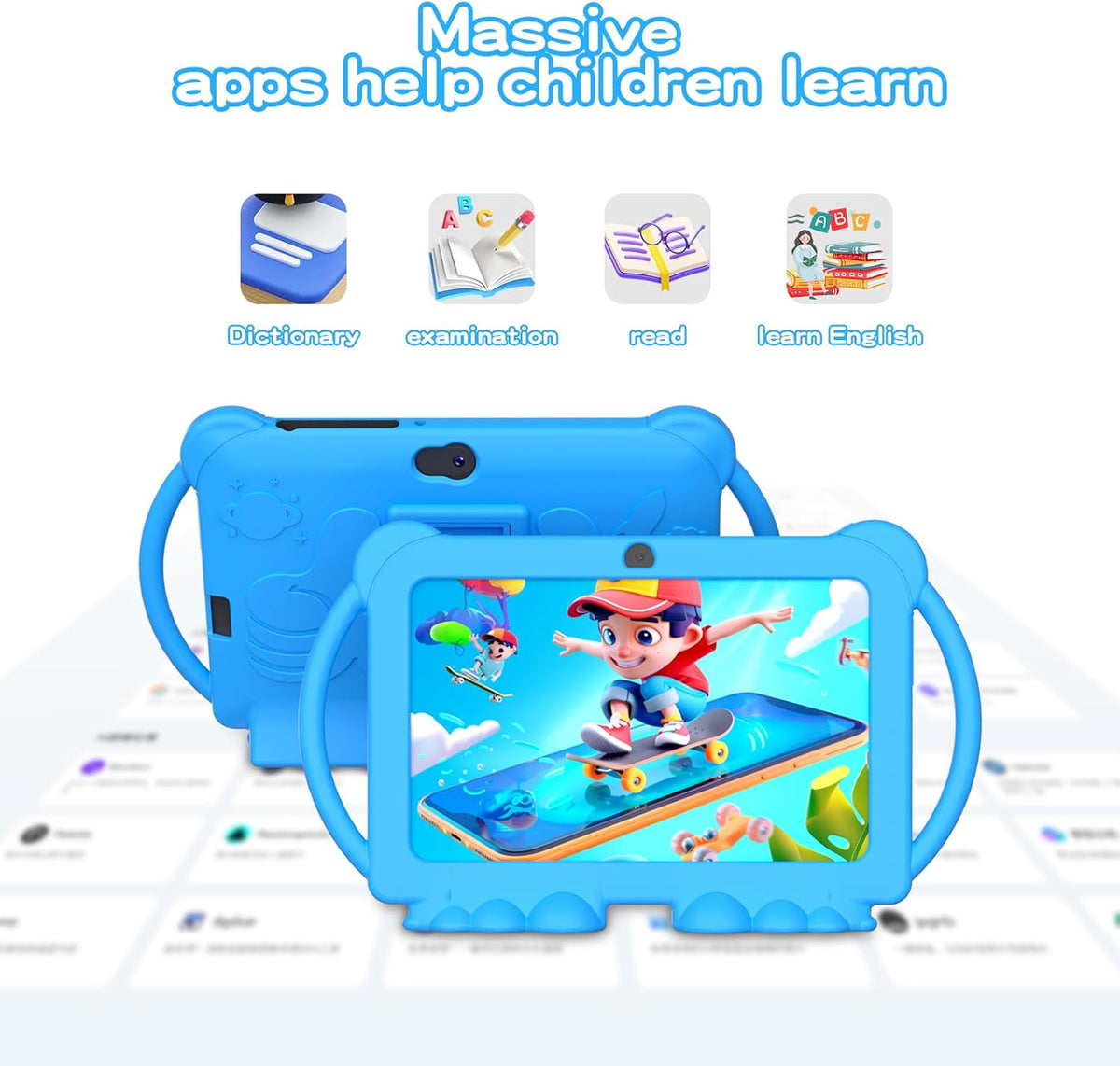 Tablet para niños, tablet de 7 pulgadas para niños 4GB+32GB admite...