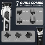 Ufree Cortapelos para hombres, juego de cortapelos y recortadoras p...
