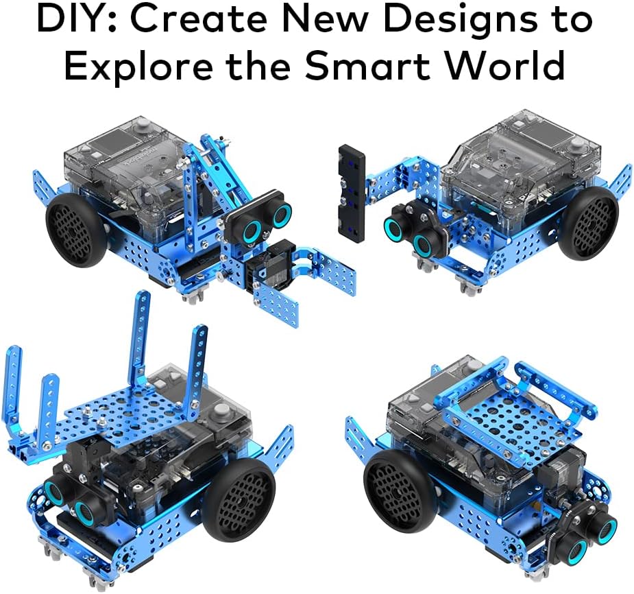 Makeblock Smart World Paquete de complementos 3 en 1 para mBot2 Juguete de robot programable en forma de coche