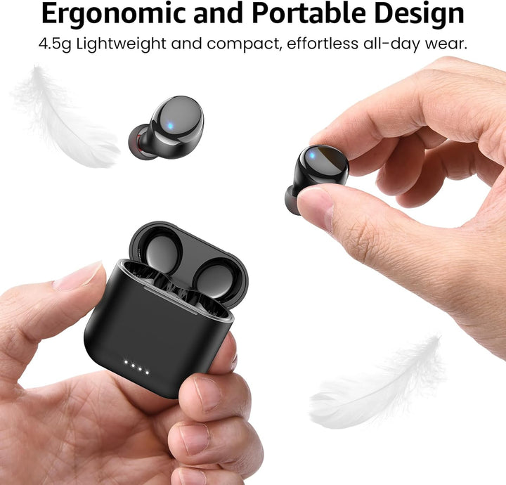 TOZO Auriculares inalámbricos T6, auriculares Bluetooth, sonido est...