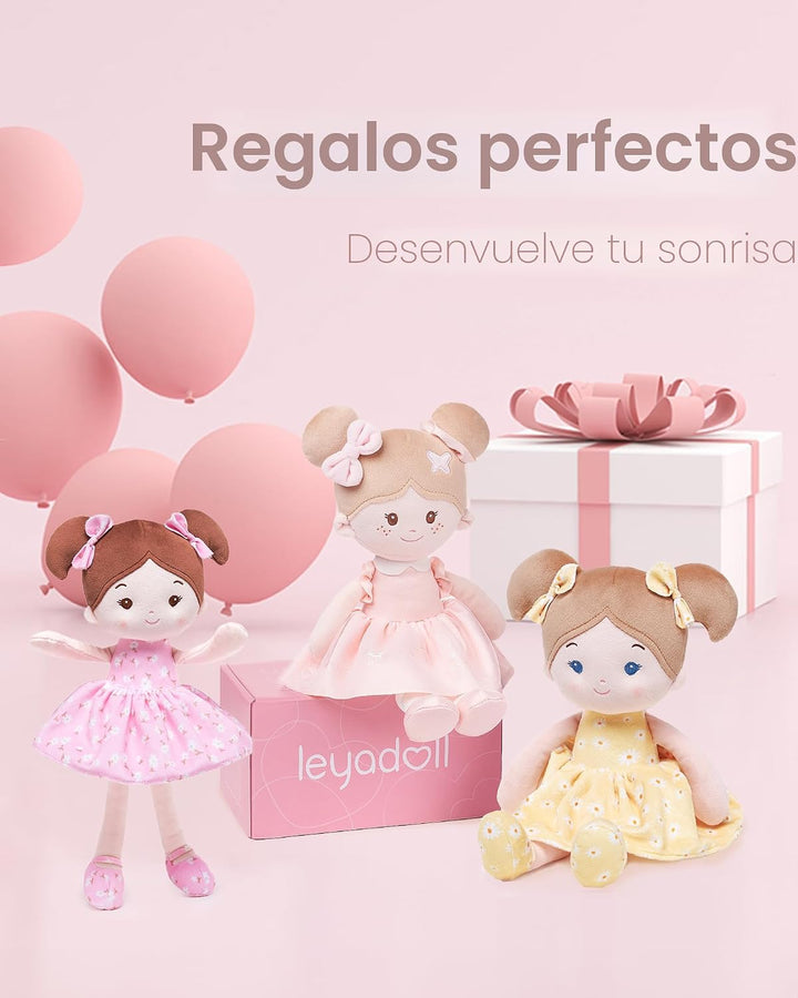 LeyaDoll Juguetes suaves para bebé (12 pulgadas), mi primera muñeca...