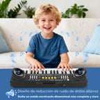 Juguetes Piano Teclado - 37 teclas Pianos Juguete musical con micrófono para niño y niña