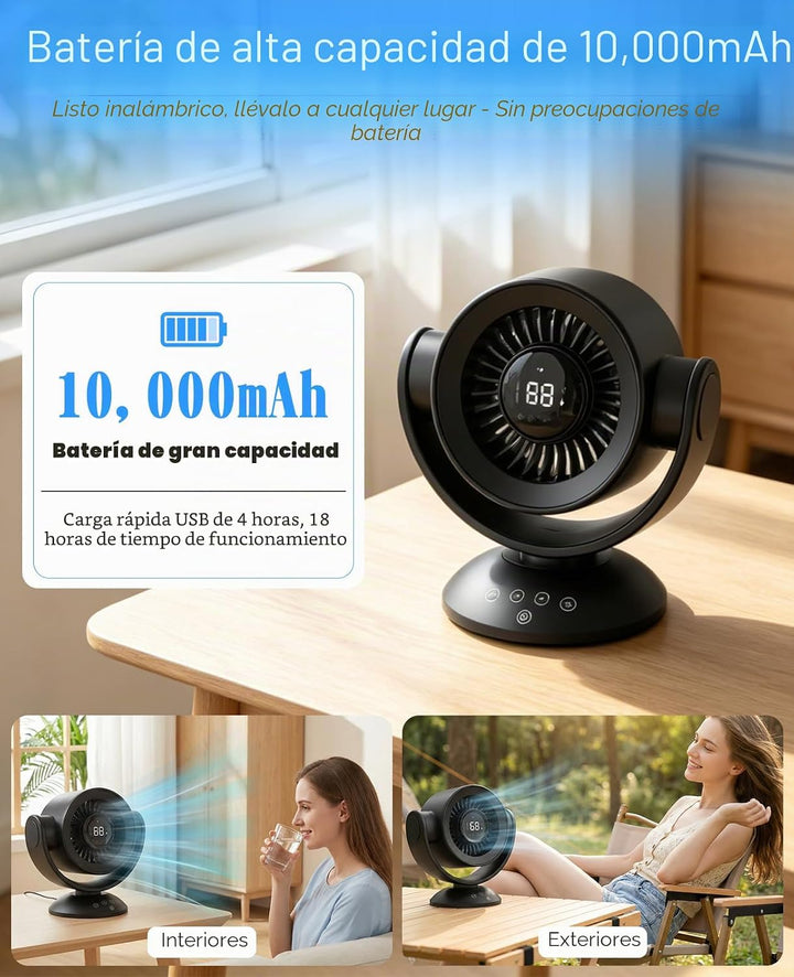 Ventilador para dormitorio, ventiladores de escritorio, ventilador...