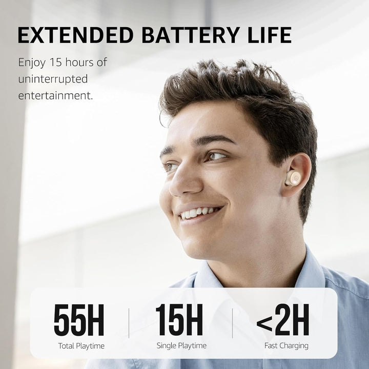 TOZO Auriculares Inalámbricos T10 Bluetooth 5.3, App Personalizar E...