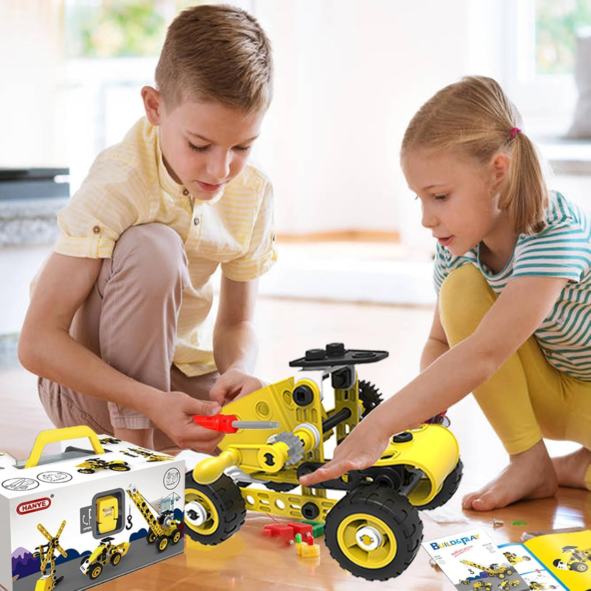 Choopheme 10 en 1 Juguetes STEM para niños de 5 6 7 8 9+ años, kit de bloques de construcción, proyectos de actividades STEM, juguetes para niños de 4-8 5-7 6-8 8-10 años, set creativo educativo de
