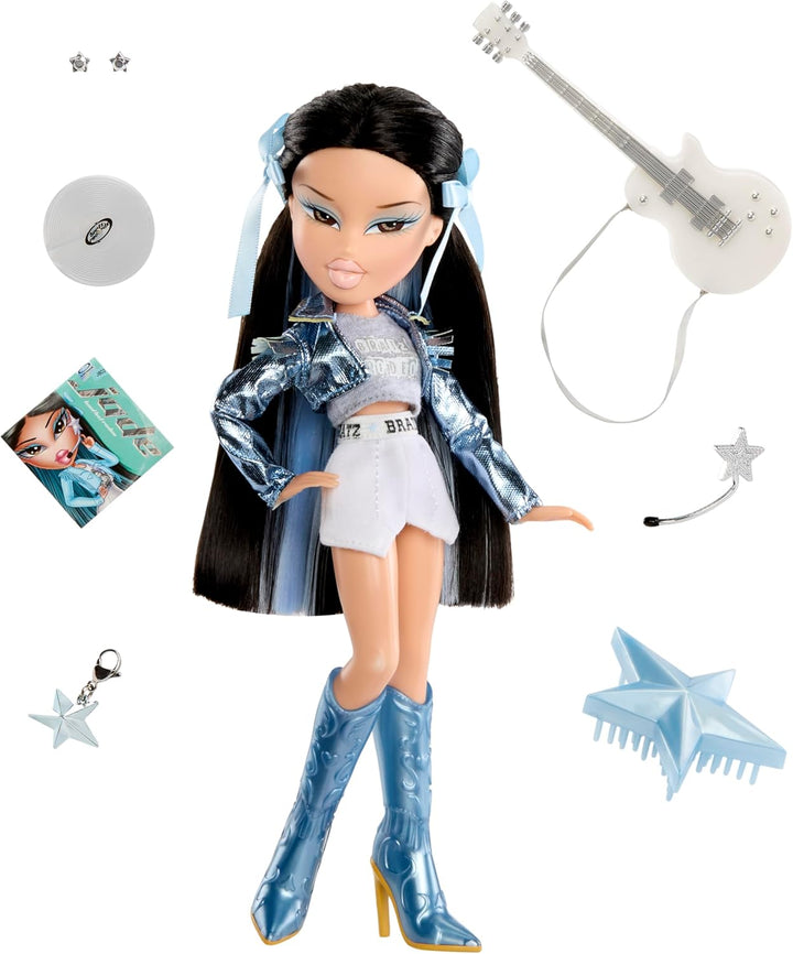 Bratz Pop Starz Jade Fashion Doll con accesorios y encanto
