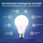 Geeni Prisma Plus - Bombillas inteligentes regulables de 800 lúmenes, Wi-Fi