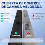 Miracase Funda de silicona y magnética para iPhone 17, color negro