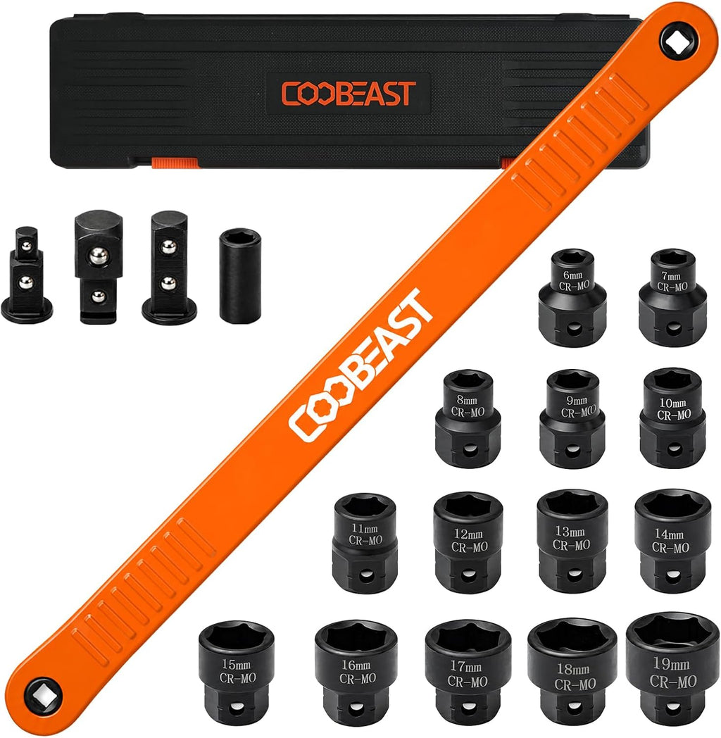 Llave de extensión offset Pro, herramienta de cadena con arco de giro 0° para espacios reducidos