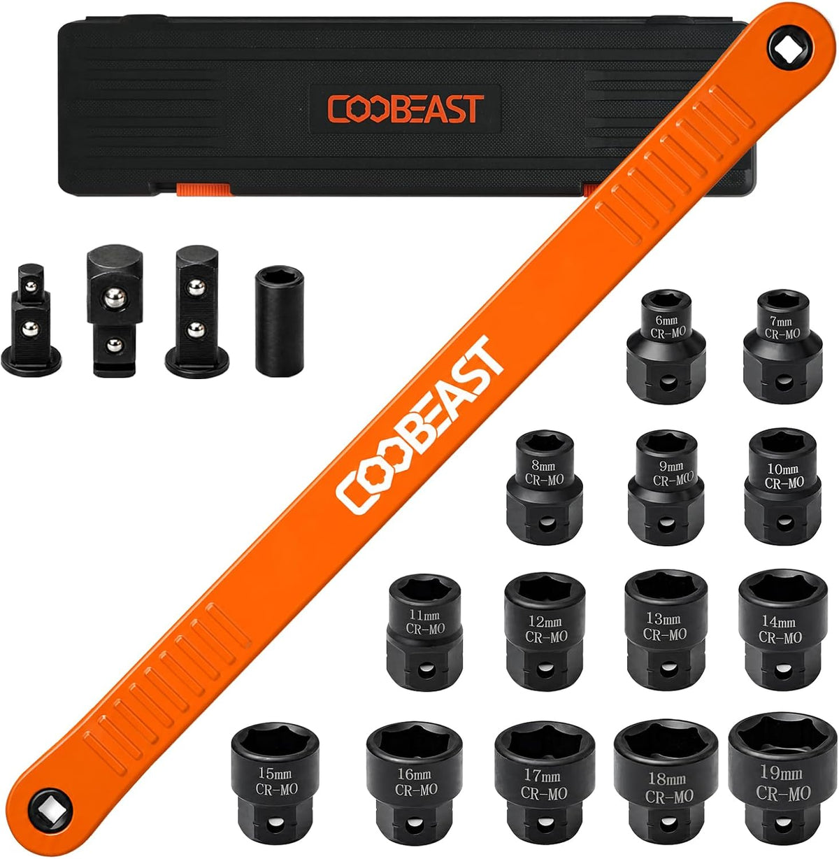 Llave de extensión offset Pro, herramienta de cadena con arco de giro 0° para espacios reducidos