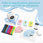Robot de dibujo para niños, 150 tarjetas de juguete para edades de 3, 4, 5