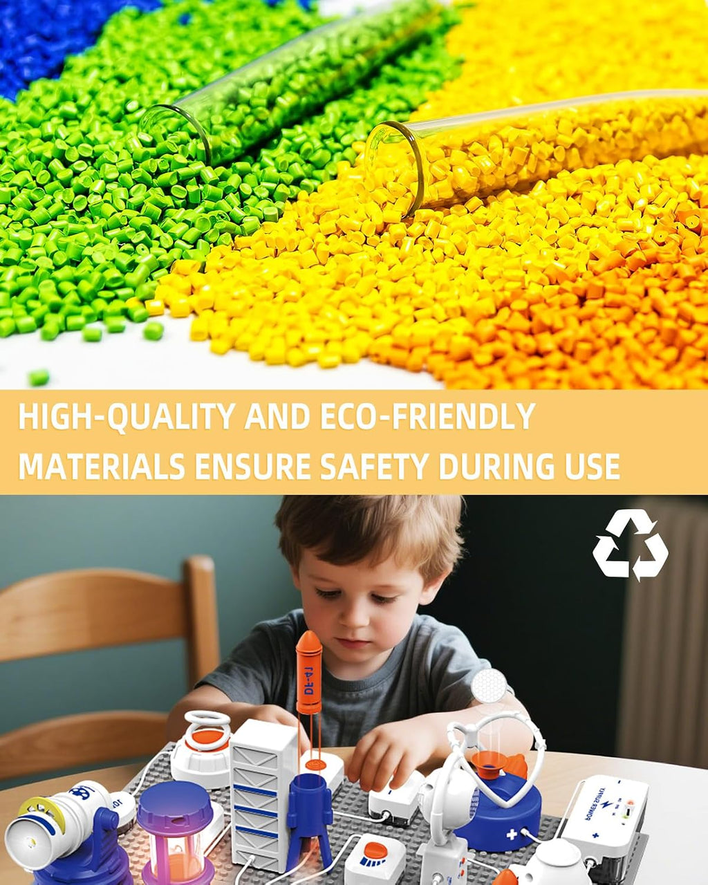 Kits de ciencia STEM para niños, kit de exploración de electrónica, 66 piezas de circuito de bricolaje, más de 1200 proyectos, juguetes educativos STEM regalos para niños y niñas de 3 4 5 6 7 8 9 10 11 12, manual de proyecto de color (idioma español no