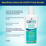 CloSYS Enjuague bucal, 32 onzas, enjuague bucal Fresh Breath, paque...