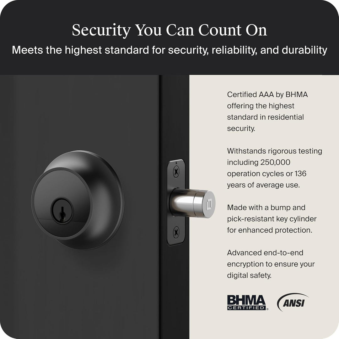 Level Lock Pro - Cerradura inteligente más pequeña, rápida e innova...