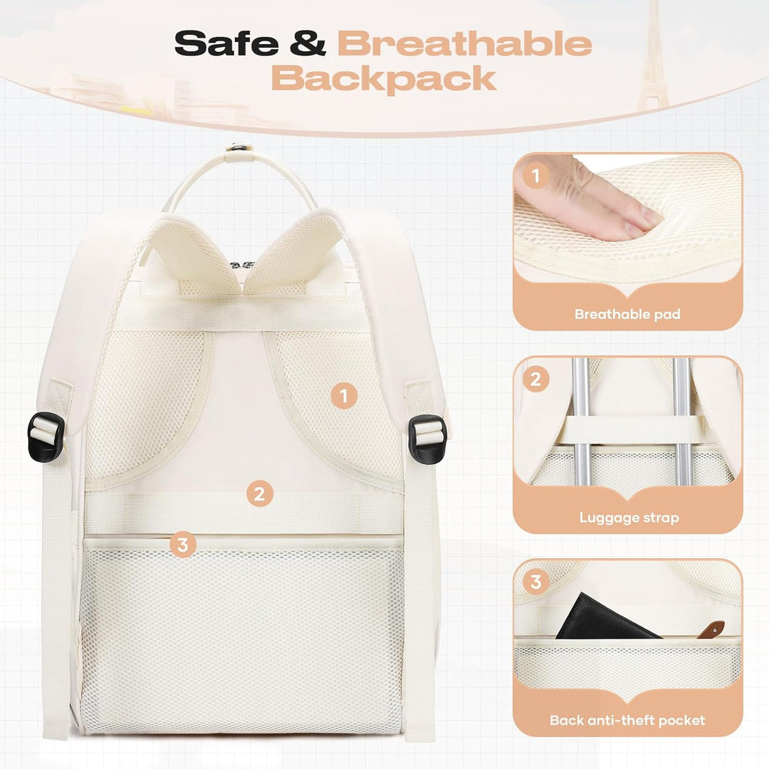 Maelstrom Mochila de viaje para mujeres y hombres, mochila para lap...