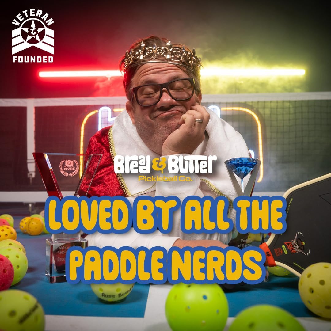BREAD & BUTTER Las palas de pickleball Loco 0.630 in | Raqueta de