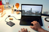 WD 6TB My Passport, Disco duro externo portátil, negro, software de...