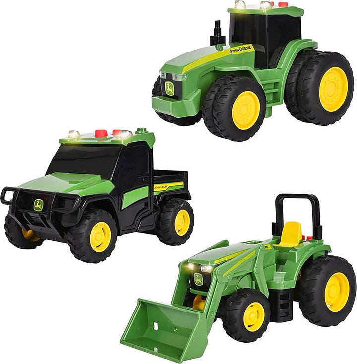 John Deere - Juego de 3 luces y sonido realista de