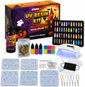 Lámpara ESAM Group Kit de joyería de resina UV de Halloween para niños