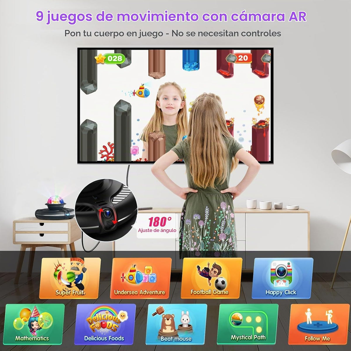 Dance Game Mat para Kids y Adults, Interactive TV Home Gym System