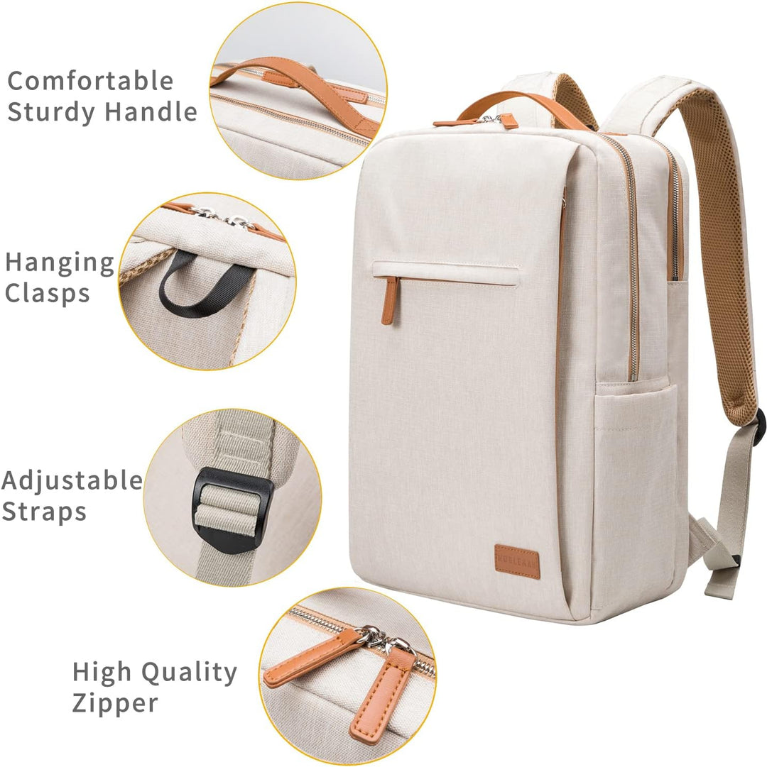 NOBLEMAN Mochila para portátil de viaje para hombre, resistente al...