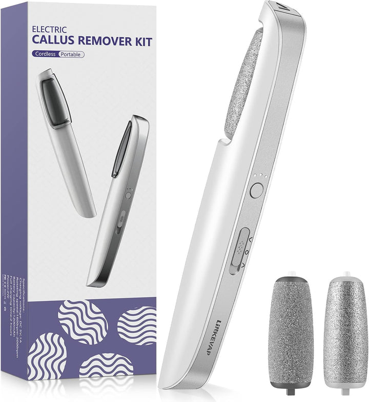 LINKEVAP - Removedor de callos eléctrico para pies, kit profesional...