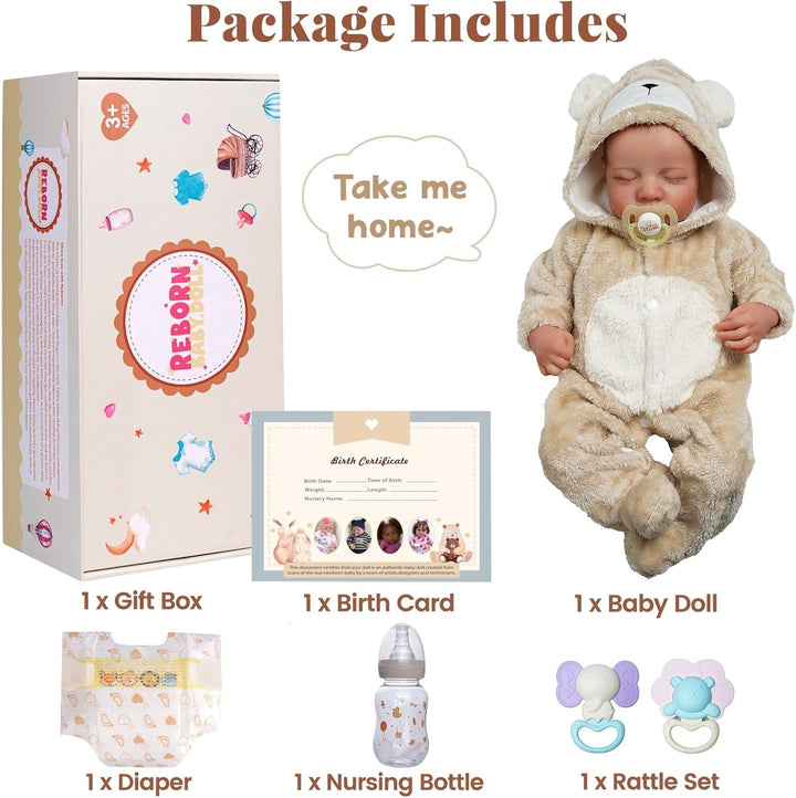 BABESIDE Muñecas de Bebé Reborn Realistas Niño - Muñeca de Bebé de...
