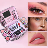 Wisnewth Kit de maquillaje todo en uno con estuche de almacenamient...