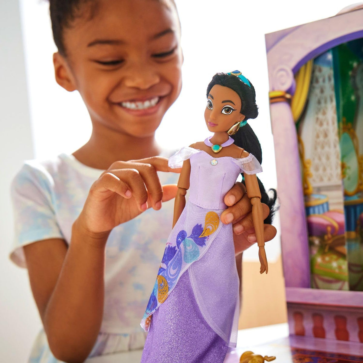 Disney Store Muñeca oficial de Jasmine Story, de 11 pulgadas, inclu...