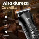 Ufree Recortadora de barba para hombres, afeitadora eléctrica de lá...