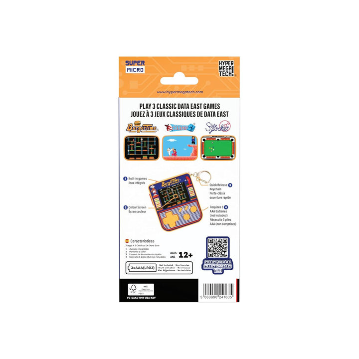 HyperMegaTech Data East Burgertime Key Chain