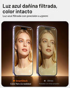 SMARTDEVIL Paquete de 3 protectores de pantalla de vidrio templado para