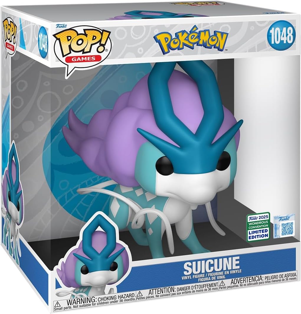 Funko Pop! Jumbo: Pokemon - Suicune - Exclusivo de Amazon - WonderC...