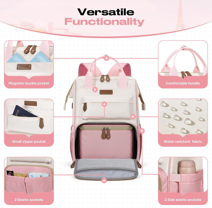 Maelstrom Mochila de viaje para mujeres y hombres, mochila para lap...