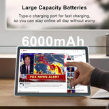 Tableta de 10 pulgadas Android 15 Tablets con estuche Stylus 8GB RA...