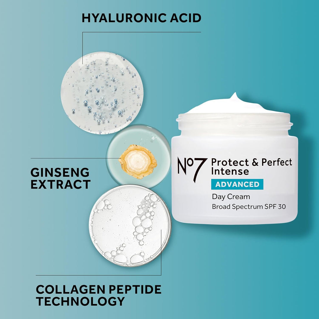 No7 Protect &amp; Perfect Intense Advanced Crema de día sin fraganc...