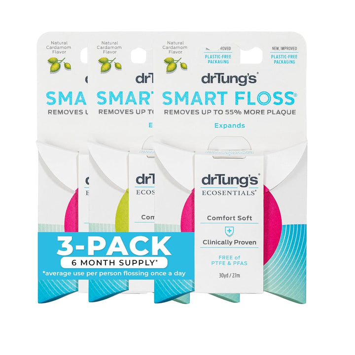 DrTung's Smart Floss, 30 yardas, hilo dental \u2013 Los colores...
