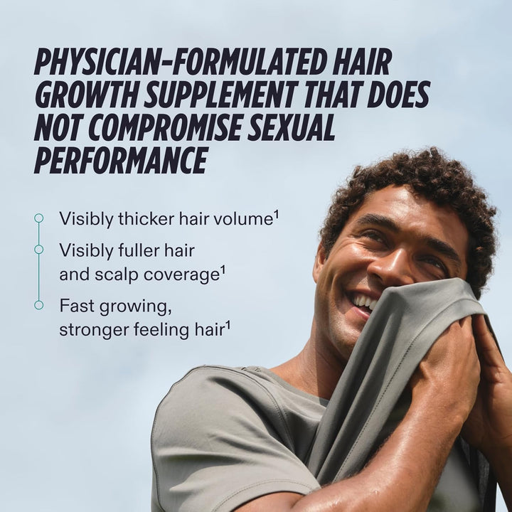 Nutrafol Men's Hair Growth Supplements, Clinically Tested for V...