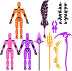Figura de acción Titán brillante, juego de 13 figuras de acción ya ensambladas, 3-colores-B