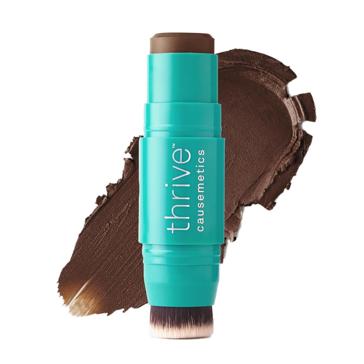Thrive Causemetics Triple Threat Color Stick: Crema bronceadora y b...