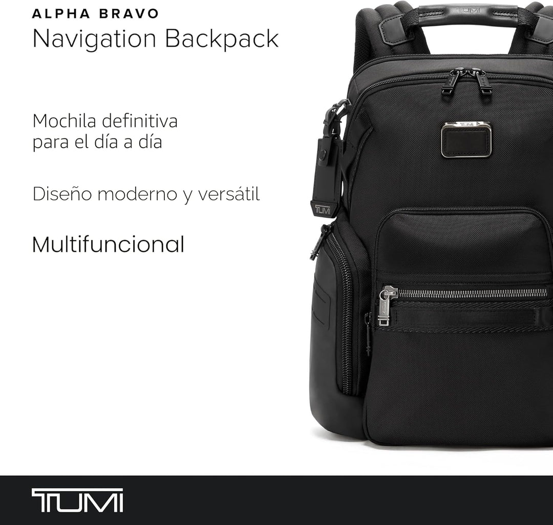 TUMI - Mochila de navegación Alpha Bravo - Mochila de viaje diario...
